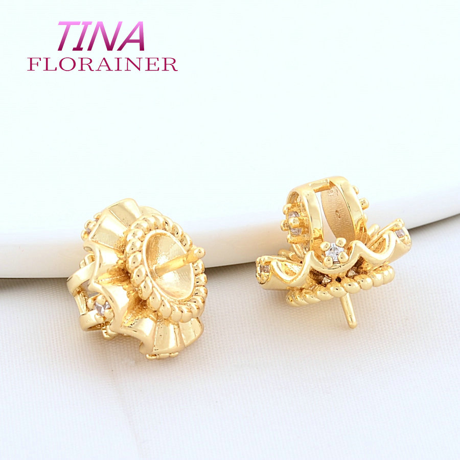 Jewelry Making Beginners - 13MM 14MM 18K Gold Plated Pendant