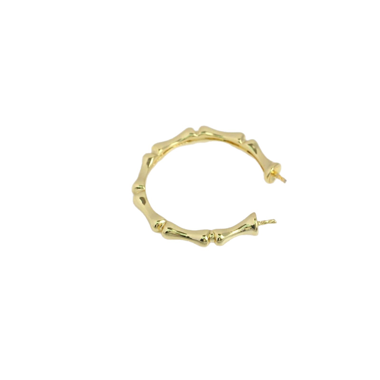 Ring Blank Adjustable - JZ032 Copper Gold Plated Bamboo Joint