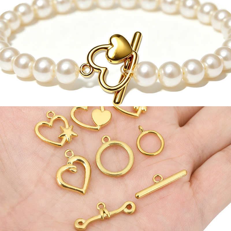 Jewelry Making Accessories - 5sets PVD Never Fade Stainless Steel