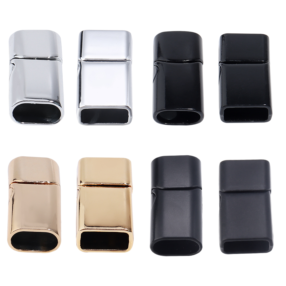 Jewelry Making Accessories - 5Pcs Alloy Magnetic Clasps Round Square