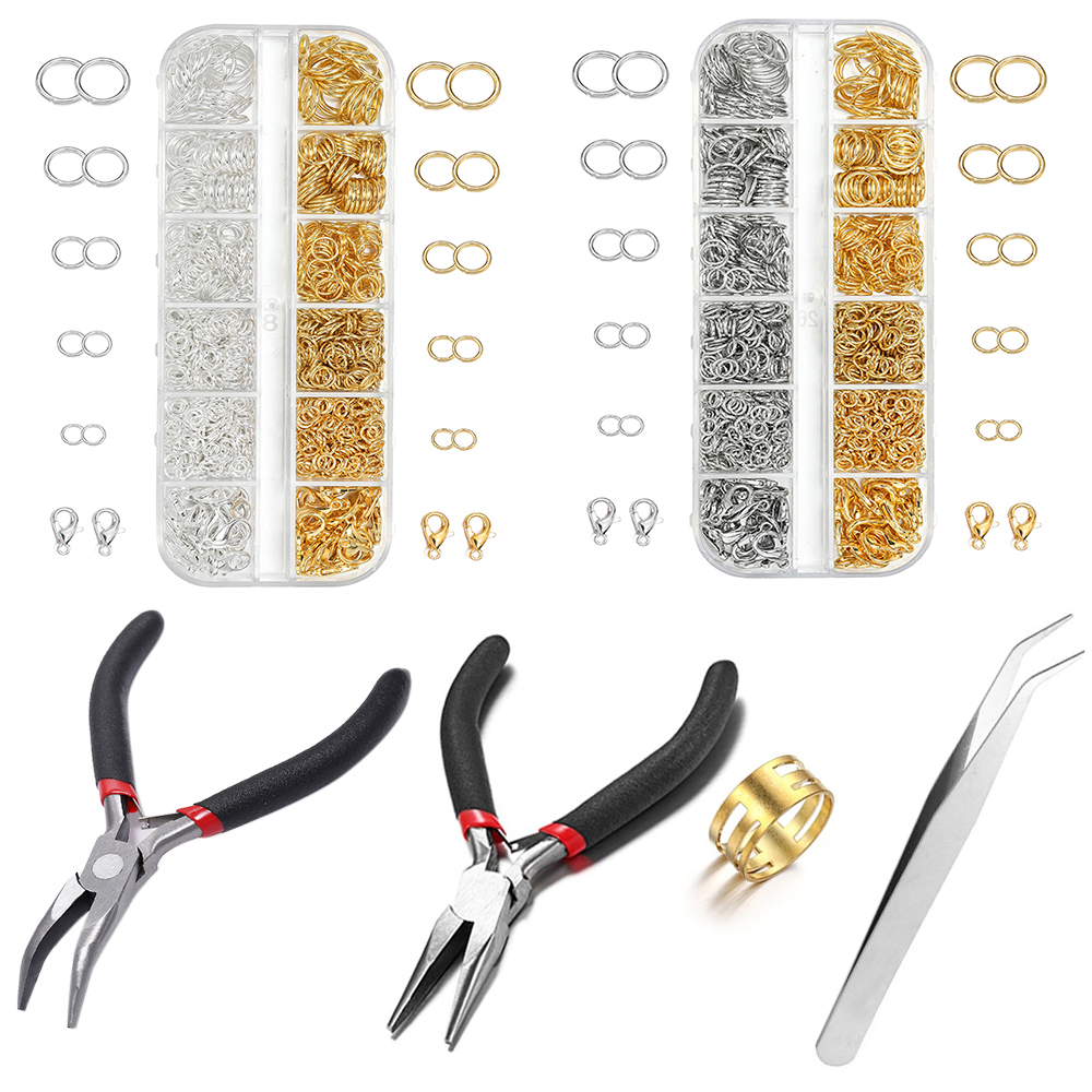 Jewelry Making Pliers - 1Box Jewelry Findings Kits Open Jump