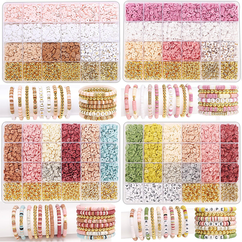 Jewelry Making Kits For Kids - Style DIY Clay Beads Bracelet Making