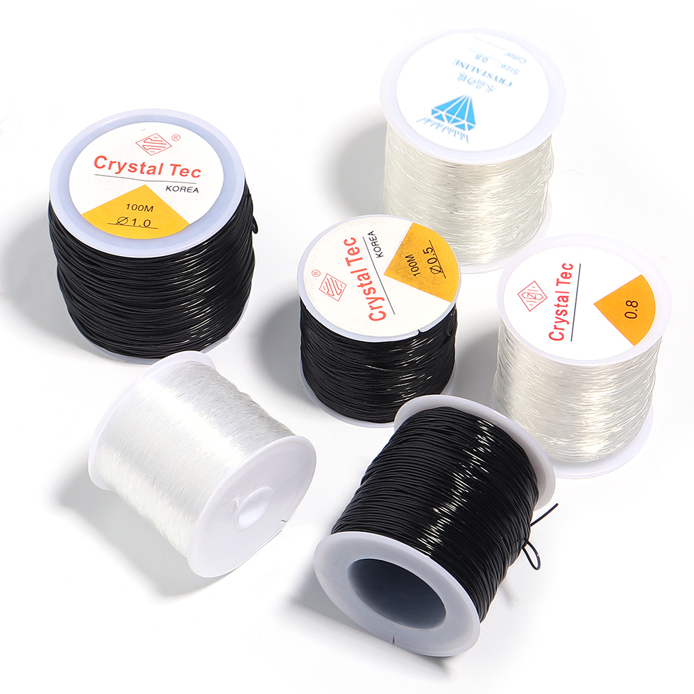 Jewelry Making Beginners - 0.4/0.5/0.6/0.7/0.8/1/1.2/1.5mm Elastic Crystal Line Jewelry Cord