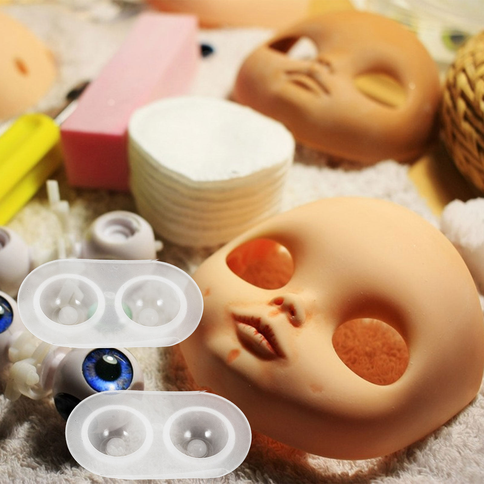 5Pcs Eyeball Mold for DIY Resi - Jewelry Making Mold avaliação e preço