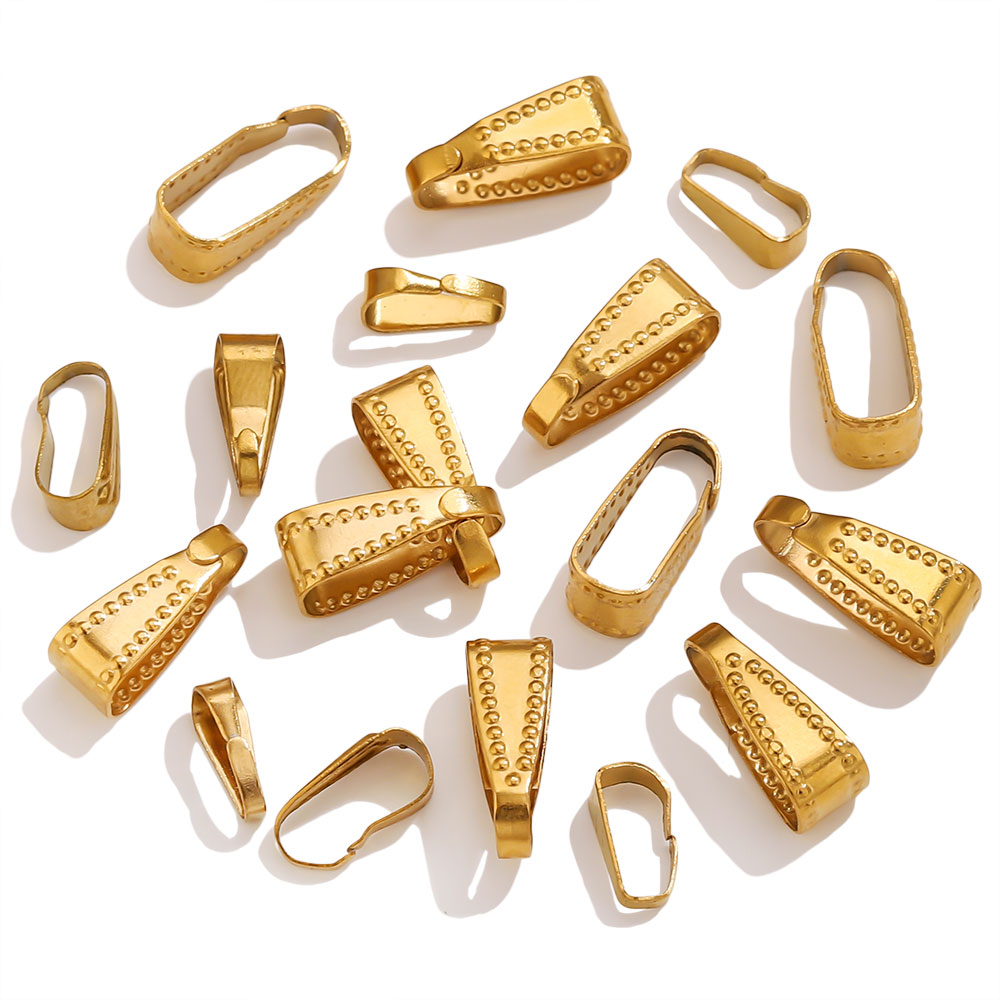 50pcs Gold Color Stainless Ste - Jewelry Making Findings avaliação e preço