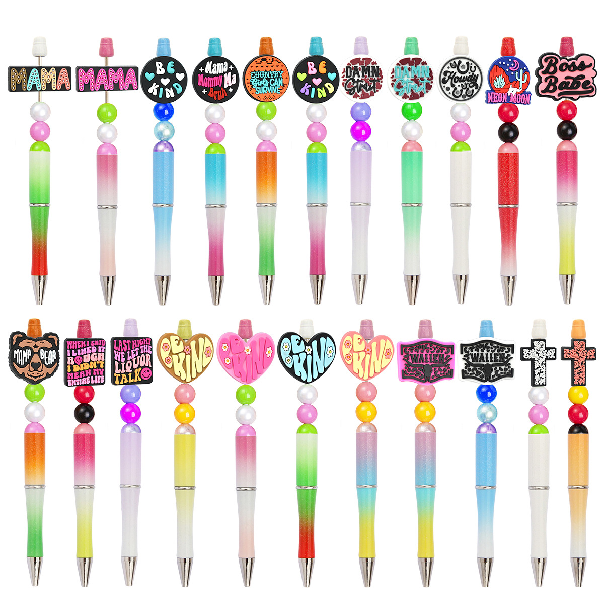 100Pcs Business Pen Bead Pen D - Jewelry Making Business avaliação e preço