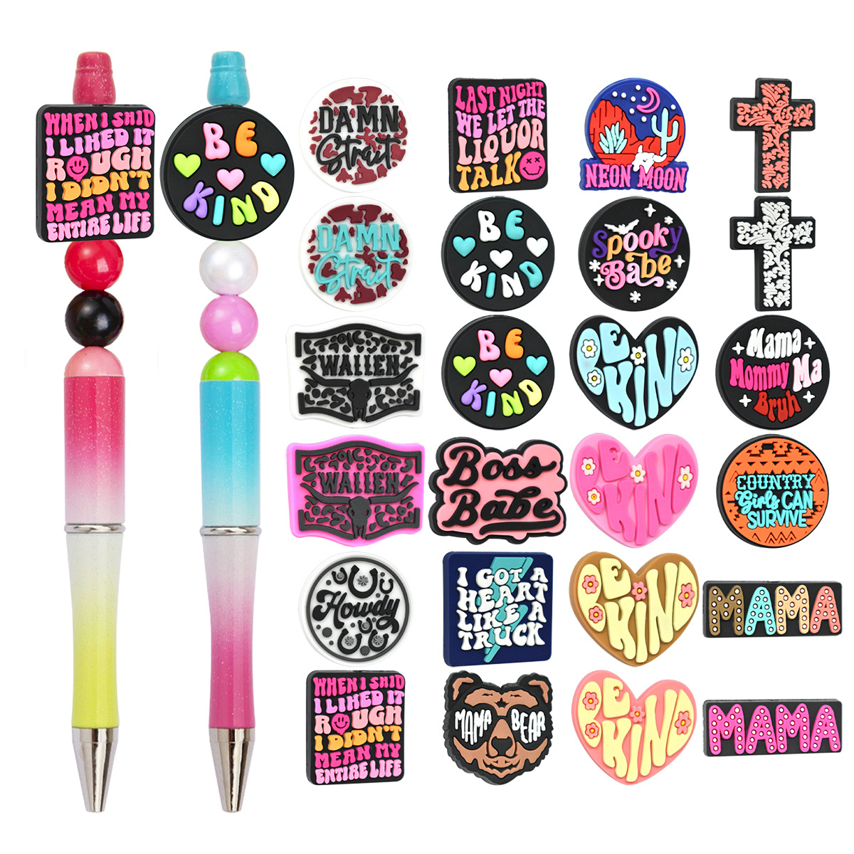100Pcs Business Pen Bead Pen D - Jewelry Making Business avaliação e preço