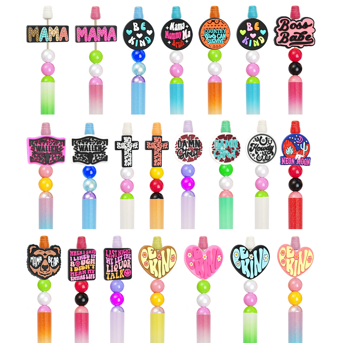 100Pcs Business Pen Bead Pen D - Jewelry Making Business avaliação e preço