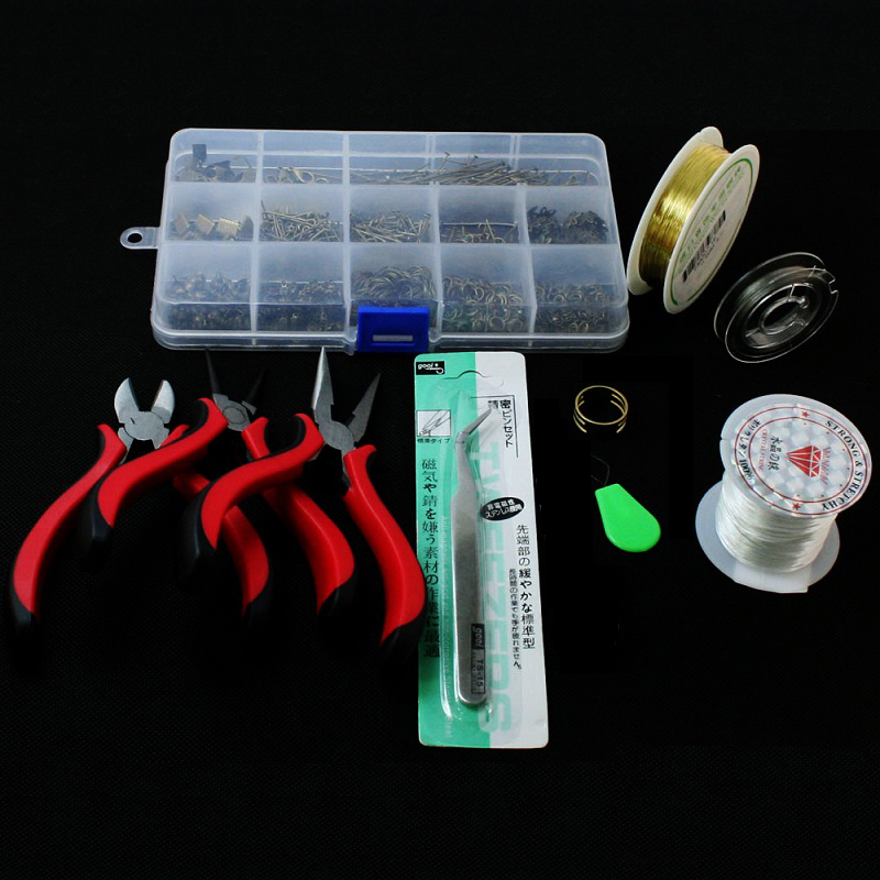 1 SET JEWELRY MAKING KIT, BEAD - Jewelry Plier Set avaliação e preço