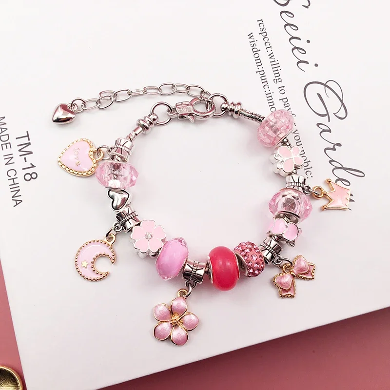 Charm Bracelet Making Kit for  - Jewelry Making Kits For Kids avaliação e preço