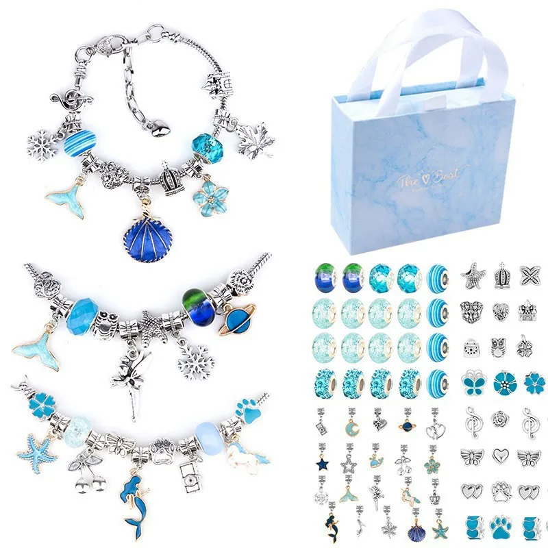Charm Bracelet Making Kit for  - Jewelry Making Kits For Kids avaliação e preço