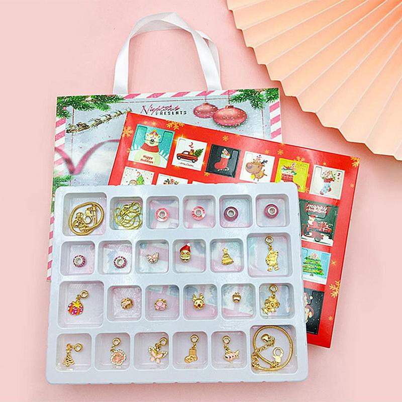 Christmas Jewelry Advent Calen - Jewelry Making Kits For Kids avaliação e preço