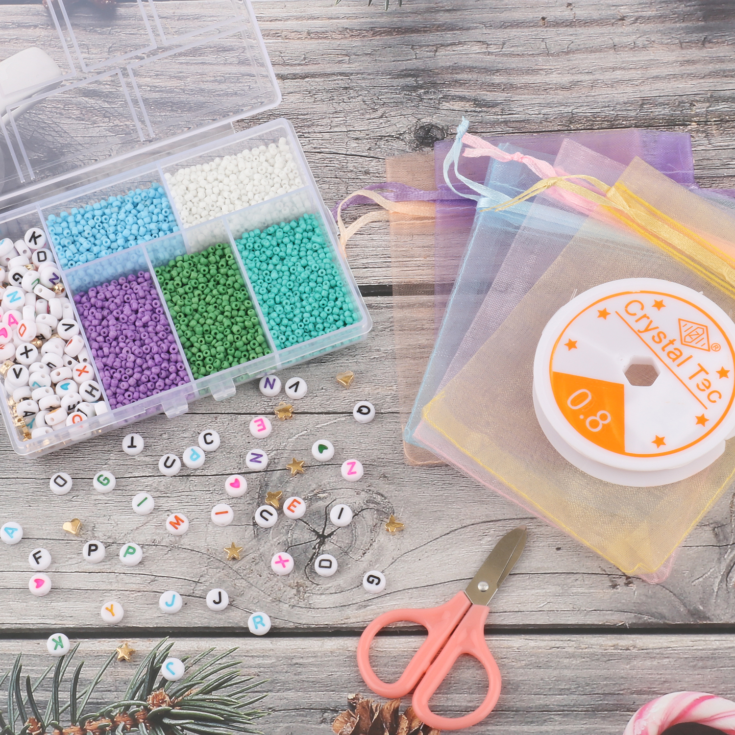 5000pcs Boxed Beads Kits Czech - Jewelry Making Kits For Kids avaliação e preço