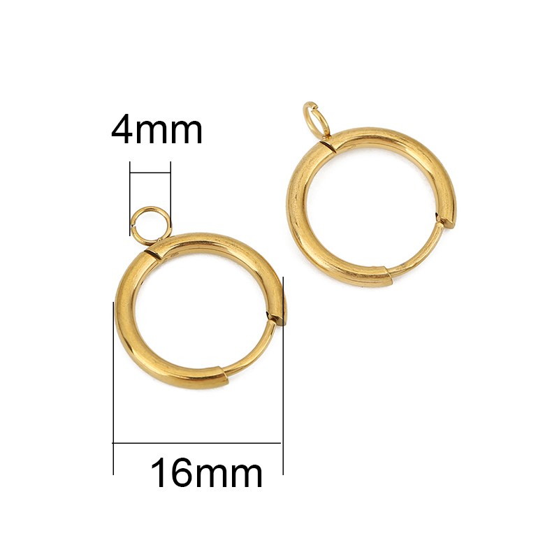 10pcs PVD Never Fade Earrings  - Jewelry Making Findings avaliação e preço
