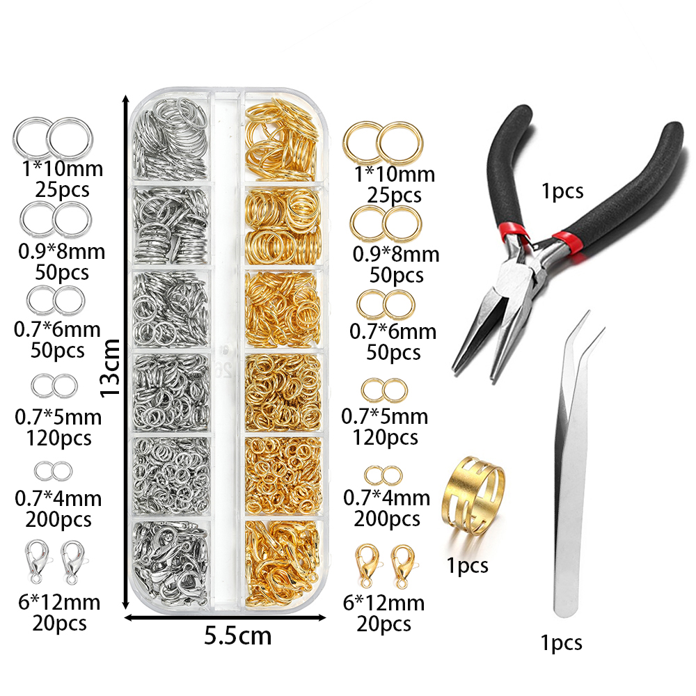 930pcs/Box Jewelry Findings Ki - Jewelry Making Pliers avaliação e preço