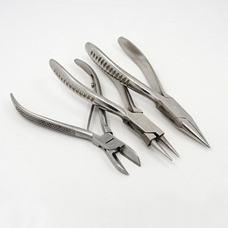 3pcs/set Carbon Steel Side-Cut - Jewelry Making Pliers avaliação e preço