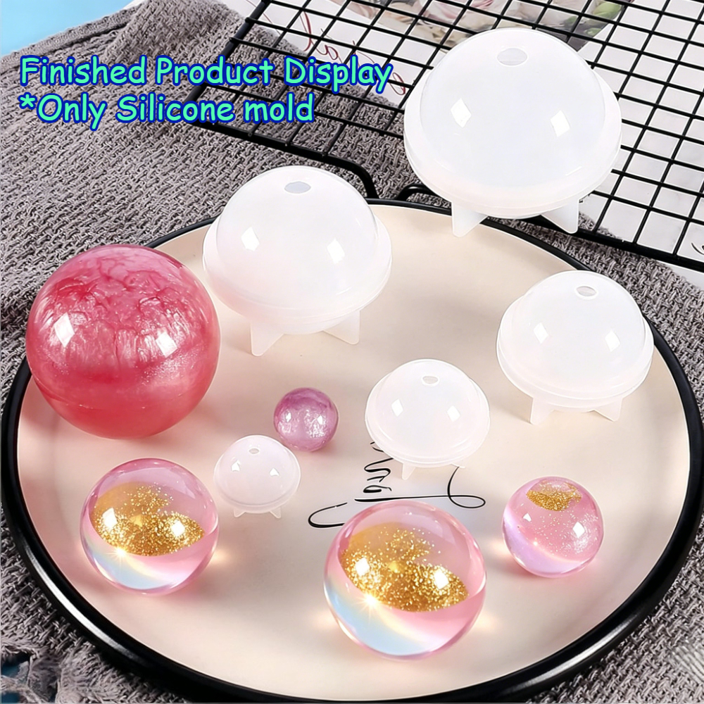 5Pcs Sphere Silicone Mold Kit  - Jewelry Making Kits For Kids avaliação e preço