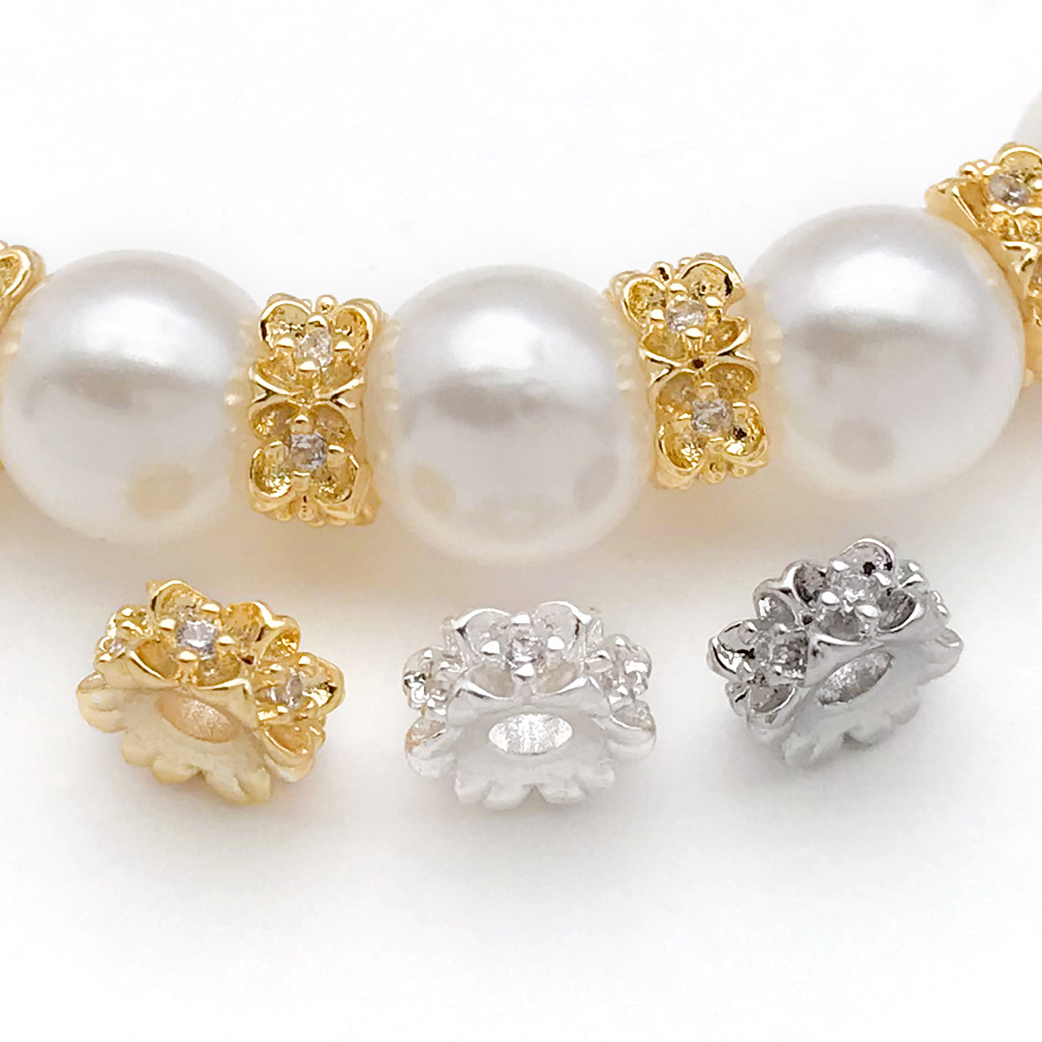 5pcs 18K Real Gold Plated Bras - Jewelry Making Beginners avaliação e preço