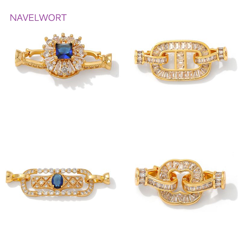 Luxury 18K Gold Plated Connect - Jewelry Making Findings avaliação e preço