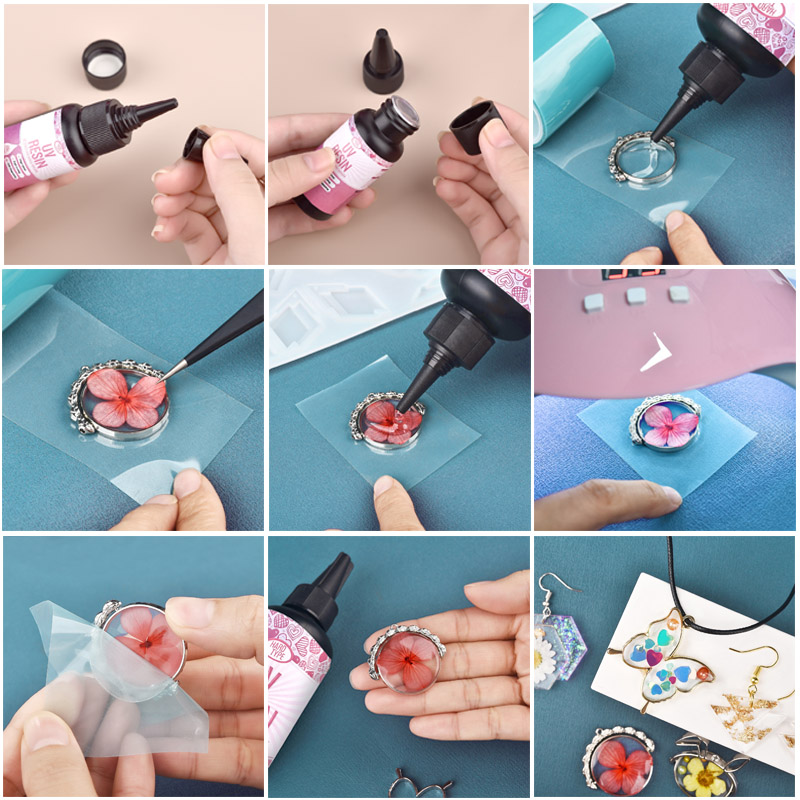 UV Resin Glue Transparent Epox - Jewelry Making Tutorial avaliação e preço