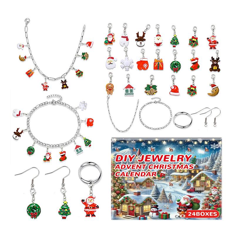 Christmas Jewelry Advent Calen - Jewelry Making Kits For Kids avaliação e preço