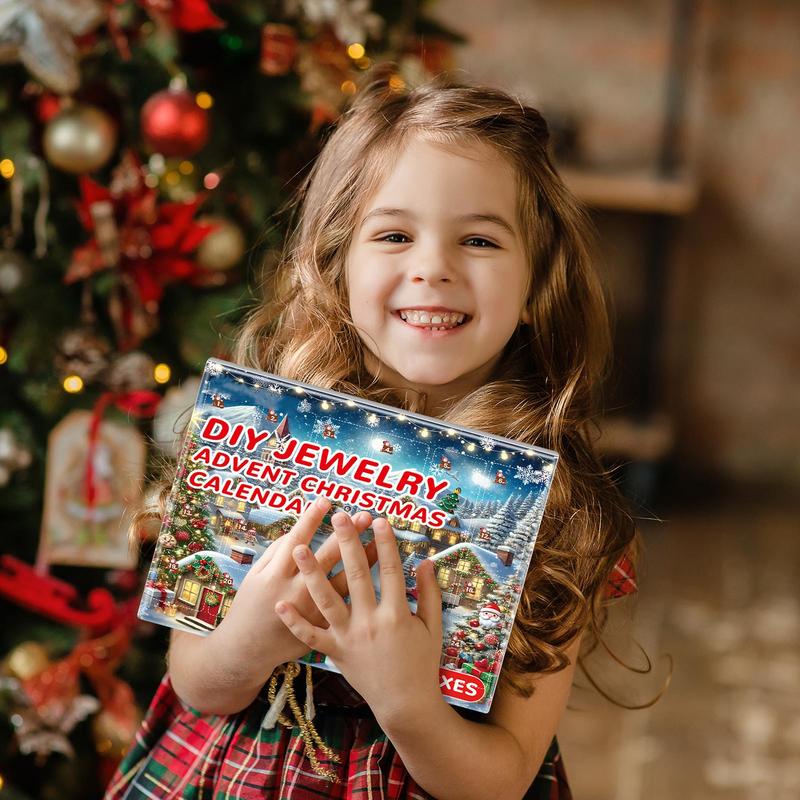 Christmas Jewelry Advent Calen - Jewelry Making Kits For Kids avaliação e preço