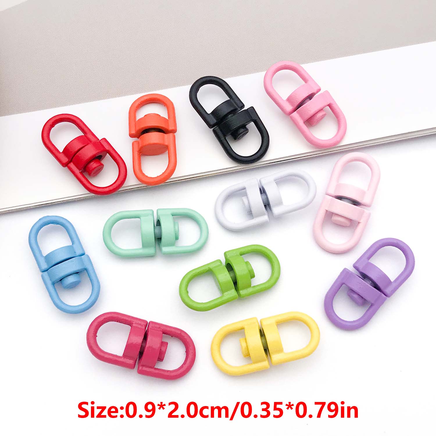20pcs Metal Rotate Buckle Key  - Jewelry Making Findings avaliação e preço