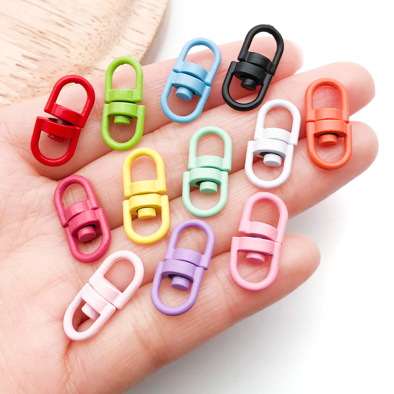 20pcs Metal Rotate Buckle Key  - Jewelry Making Findings avaliação e preço