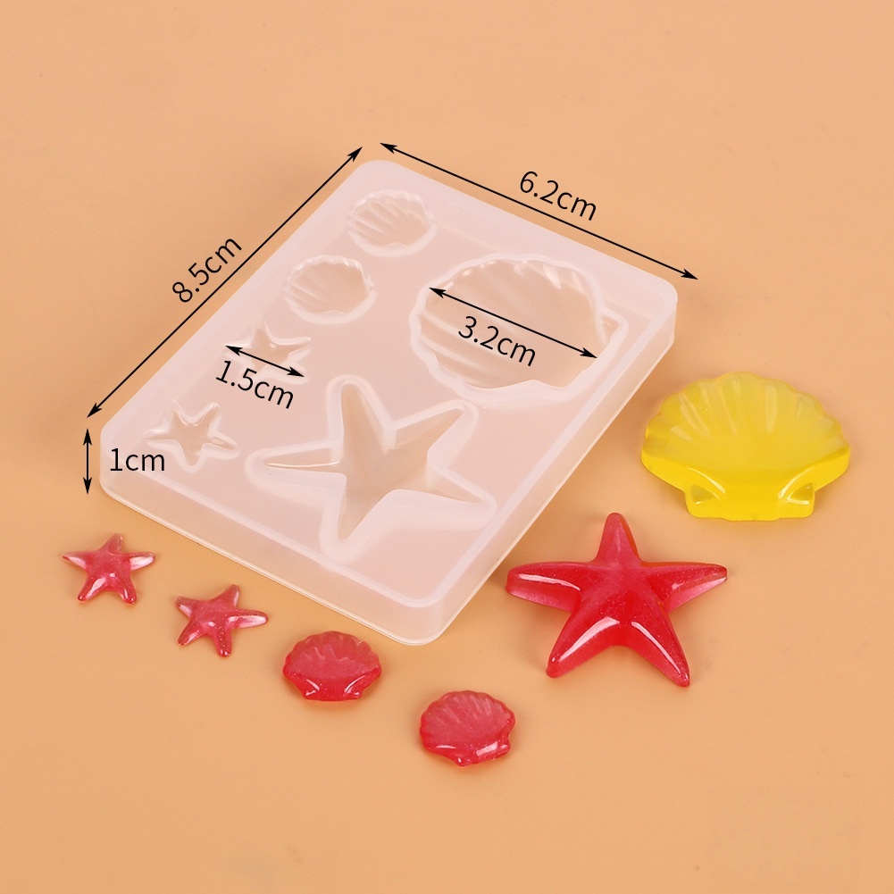 DIY Ocean Theme Crystal Epoxy  - Jewelry Making Mold avaliação e preço