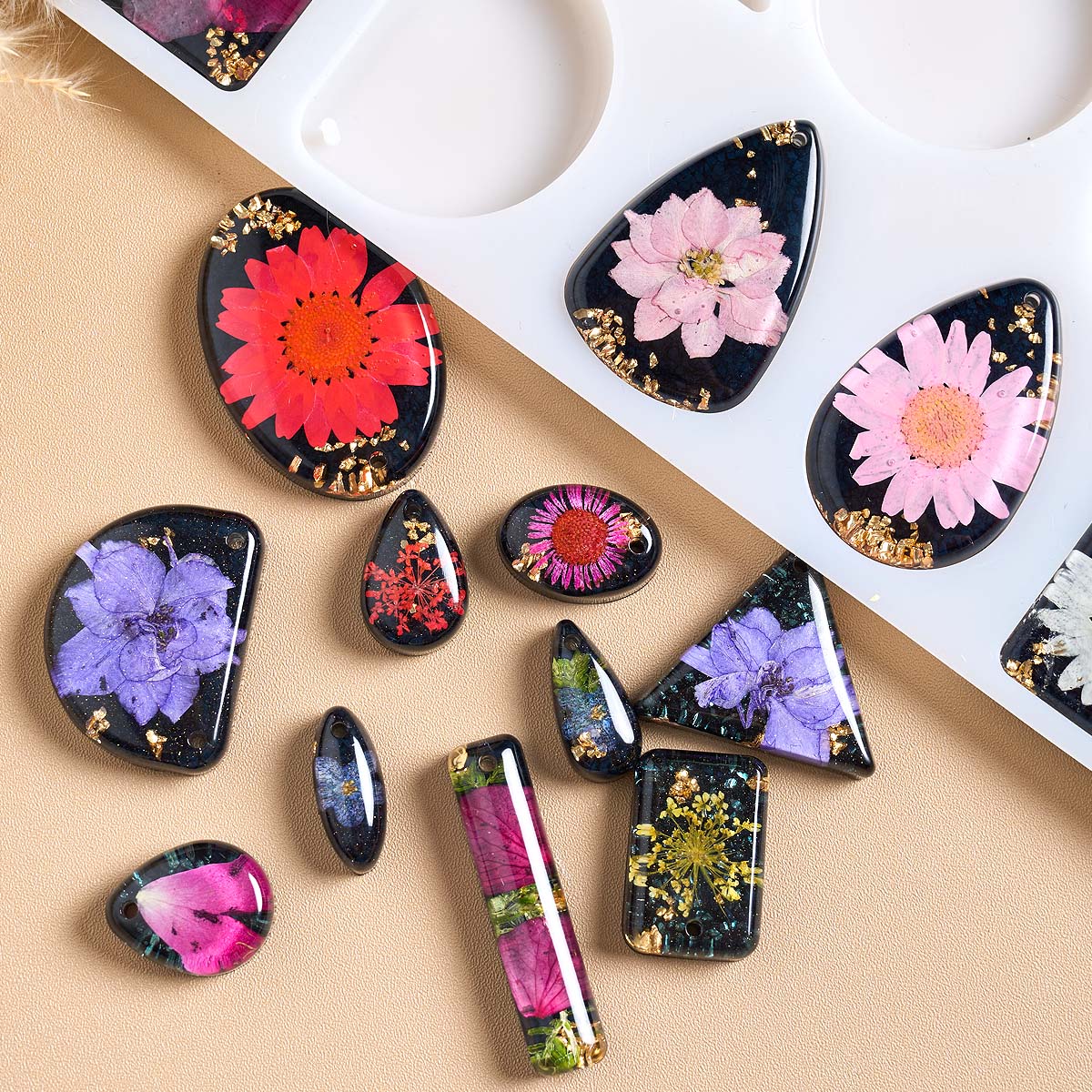 Time Stone Pendant Silicone Mo - Jewelry Making Mold avaliação e preço