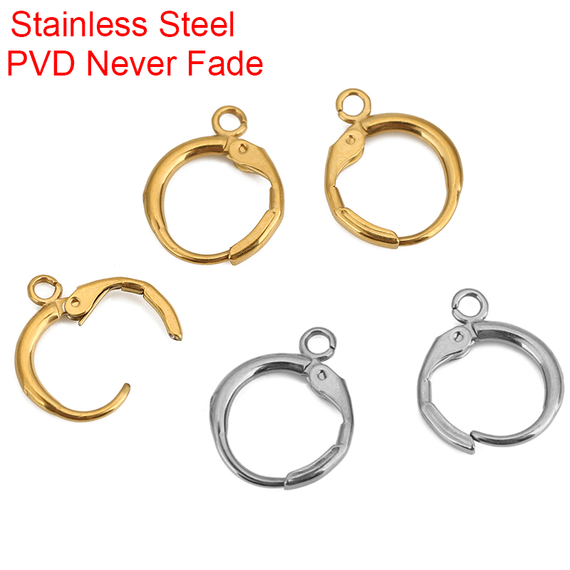 10pcs PVD Never Fade Stainless - Jewelry Making Accessories avaliação e preço