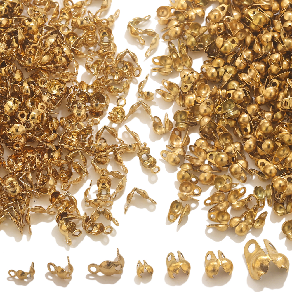 50pcs PVD Gold Plated Stainles - Jewelry Making Accessories avaliação e preço