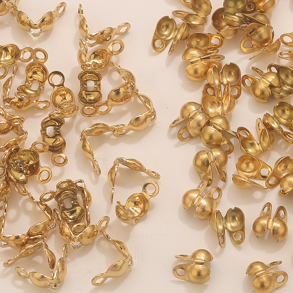 50pcs PVD Gold Plated Stainles - Jewelry Making Accessories avaliação e preço
