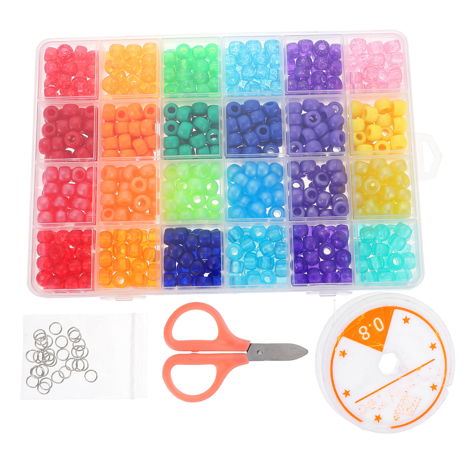 1Set Large Hole Beads DIY Bead - Jewelry Making Kits For Kids avaliação e preço