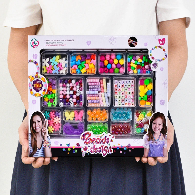 Girls DIY Bead Set Jewelry Mak - Jewelry Making Kits For Kids avaliação e preço