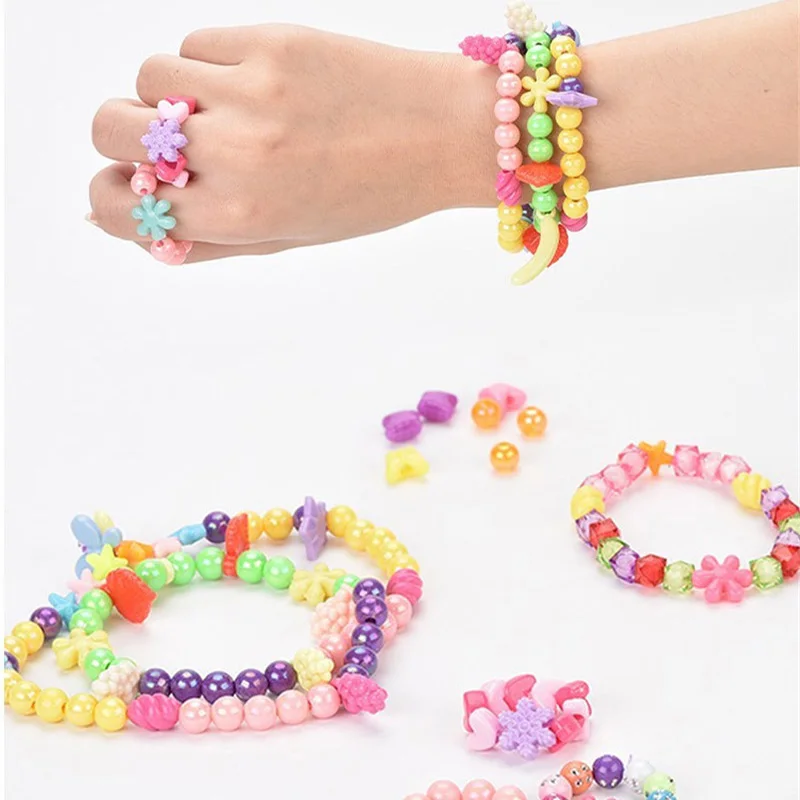 Girls DIY Bead Set Jewelry Mak - Jewelry Making Kits For Kids avaliação e preço