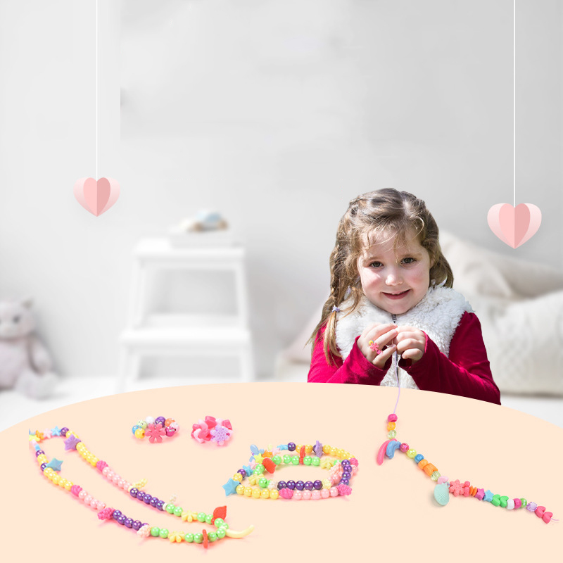 Girls DIY Bead Set Jewelry Mak - Jewelry Making Kits For Kids avaliação e preço