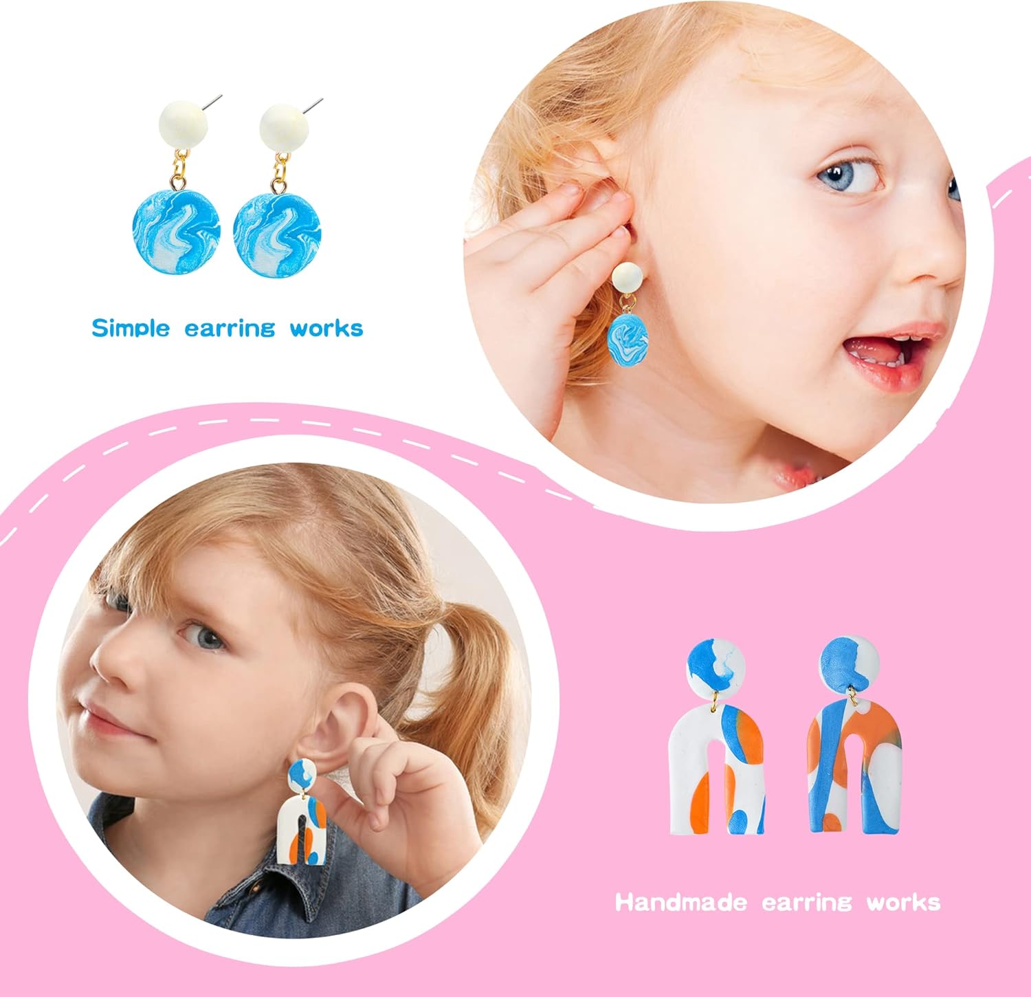 24 Color Polymer Clay Earring  - Jewelry Making Kits For Kids avaliação e preço