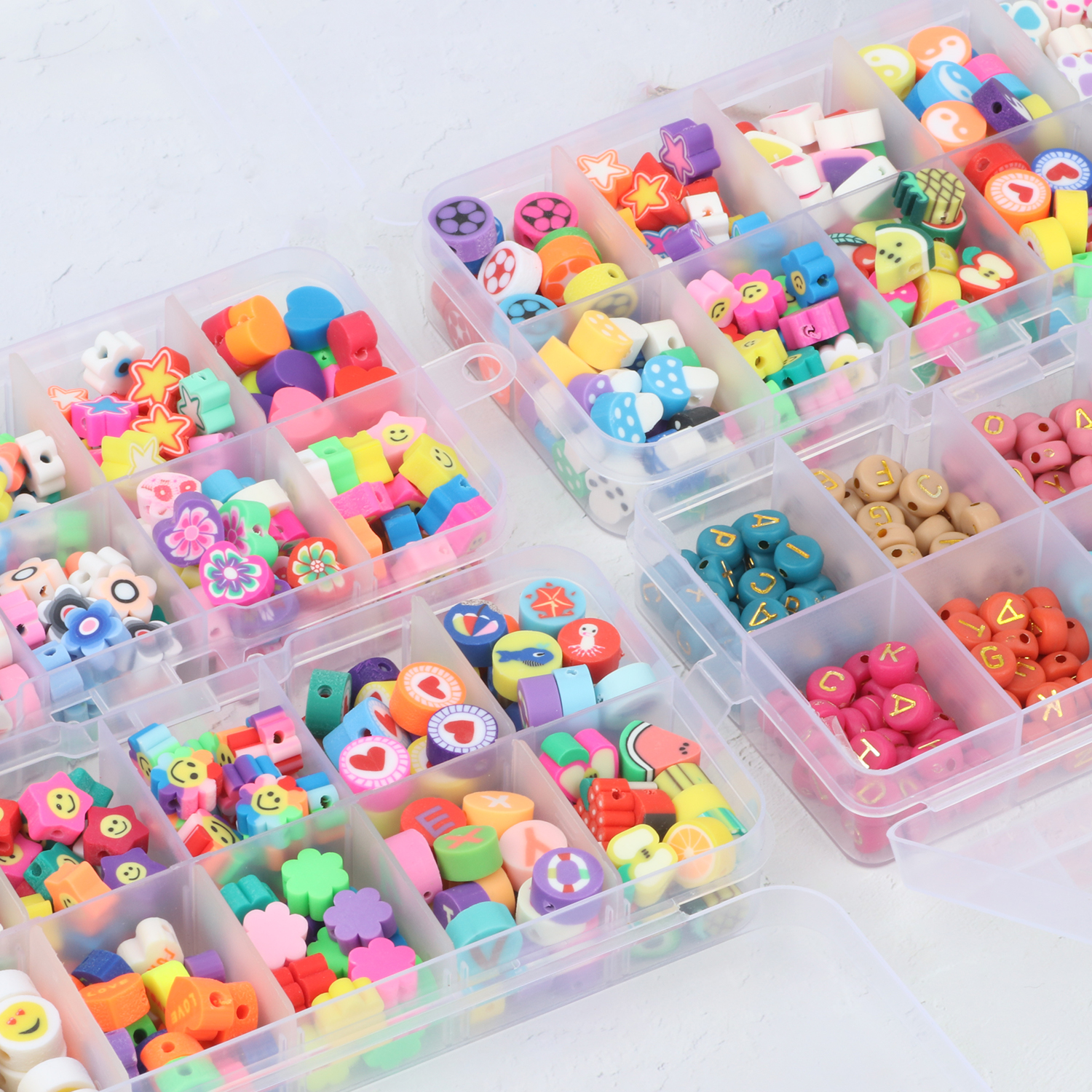 45 Types Boxed Beads Kits Poly - Jewelry Making Kits For Kids avaliação e preço