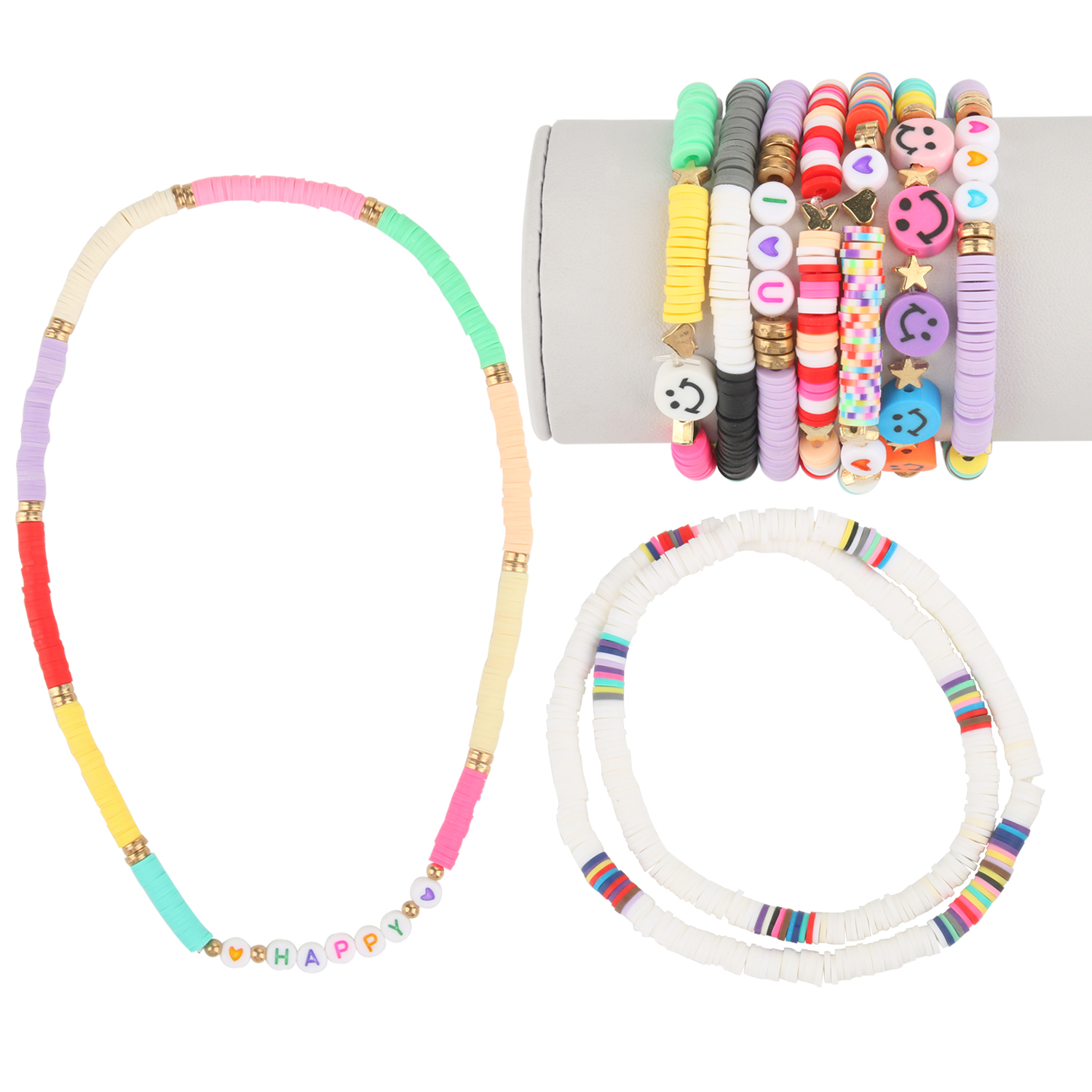 45 Types Boxed Beads Kits Poly - Jewelry Making Kits For Kids avaliação e preço