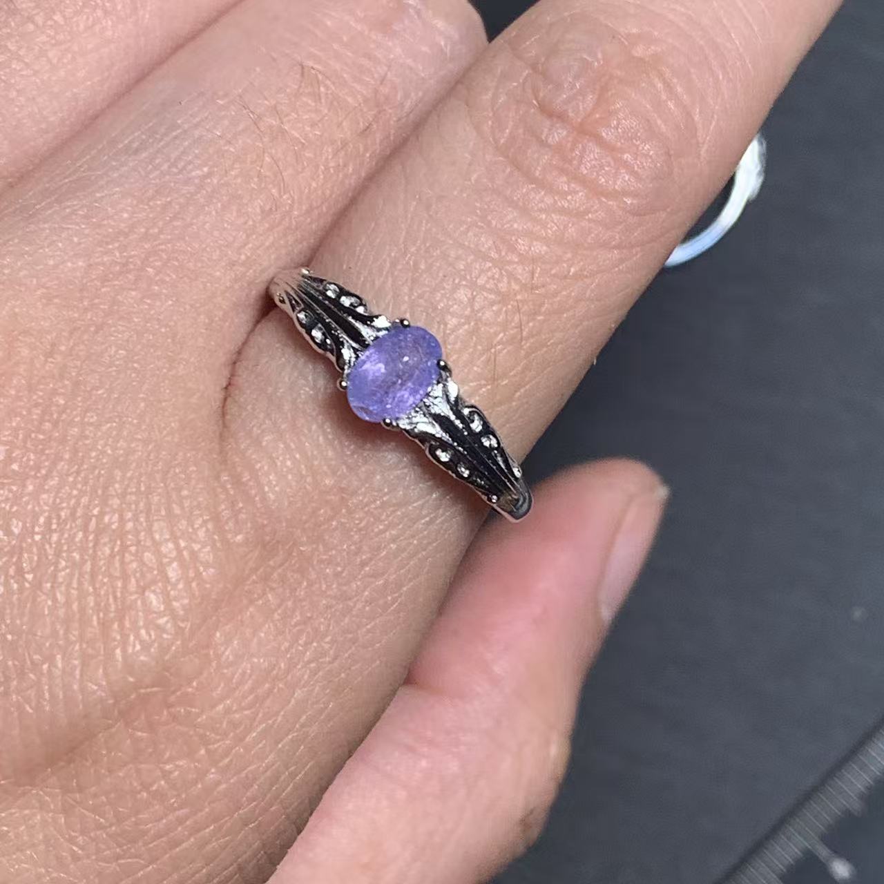 Natural Tanzanite Ring Adjusta - Ring Blank Adjustable avaliação e preço