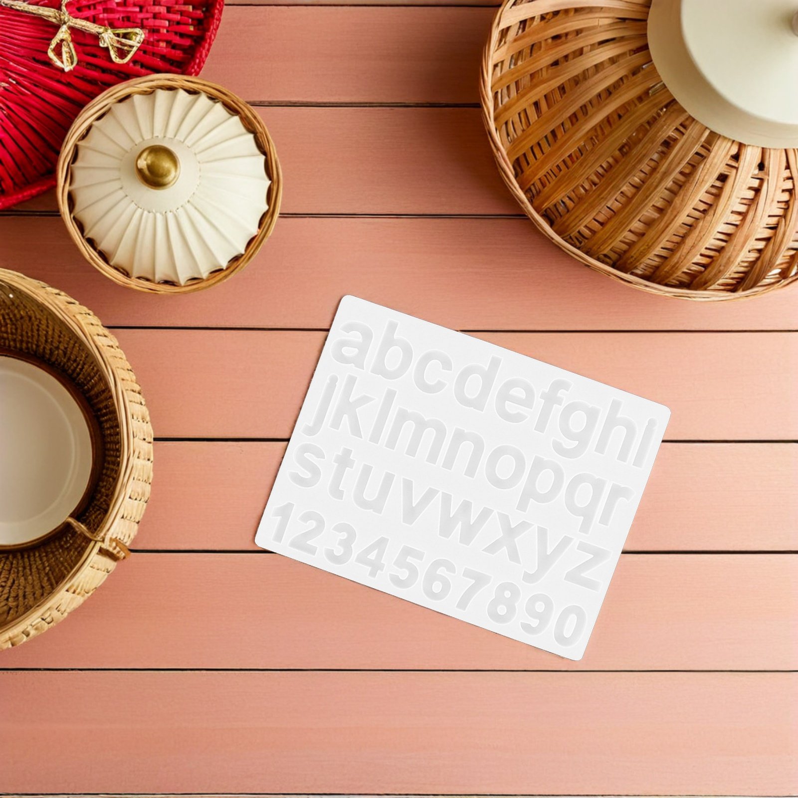 1Pcs Alphabet Numbers Silicone - Jewelry Making Mold avaliação e preço