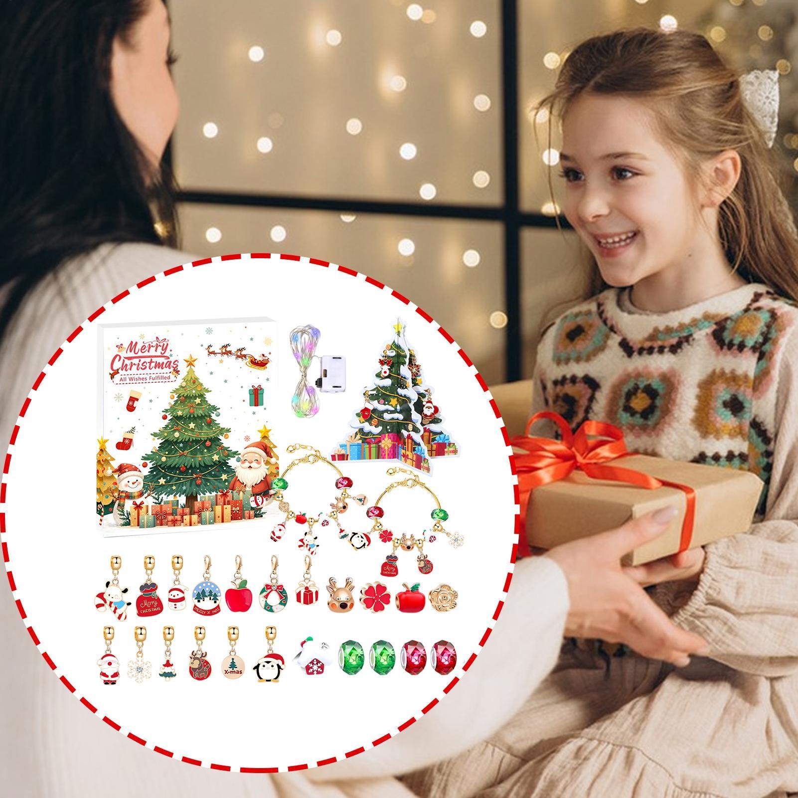 Calendar Advent Charm Christma - Jewelry Making Kits For Kids avaliação e preço
