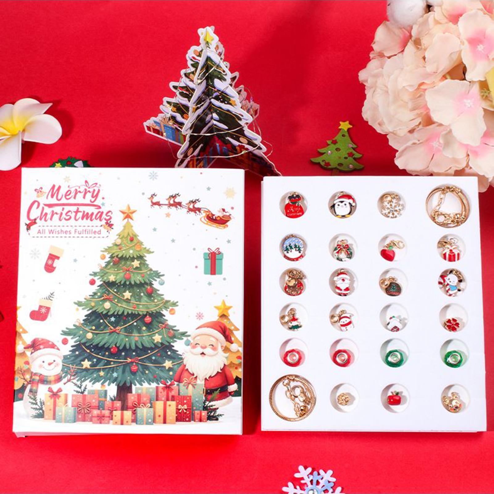 Calendar Advent Charm Christma - Jewelry Making Kits For Kids avaliação e preço