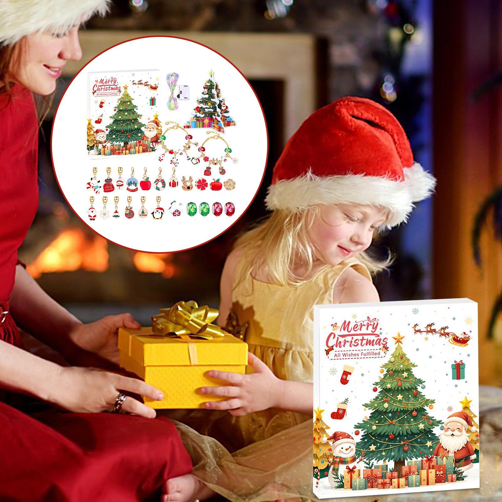 Calendar Advent Charm Christma - Jewelry Making Kits For Kids avaliação e preço