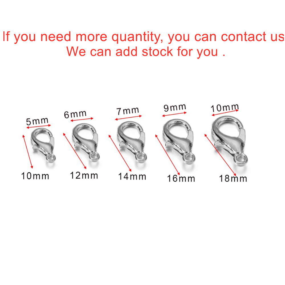 10pcs Multiple Size Lobster Cl - Jewelry Making Findings avaliação e preço