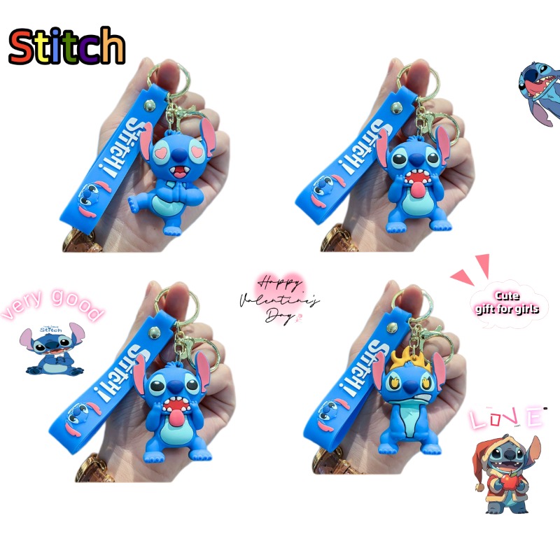 Disney Stitch 3D Doll Car Key  - Jewelry Making Findings avaliação e preço