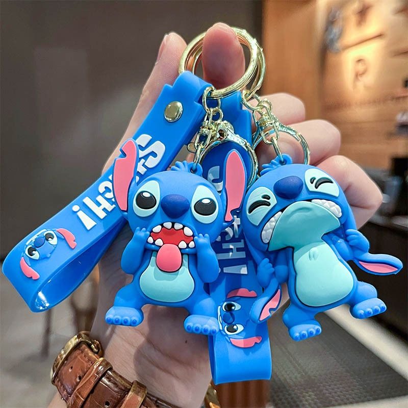 Disney Stitch 3D Doll Car Key  - Jewelry Making Findings avaliação e preço