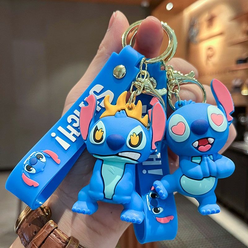 Disney Stitch 3D Doll Car Key  - Jewelry Making Findings avaliação e preço