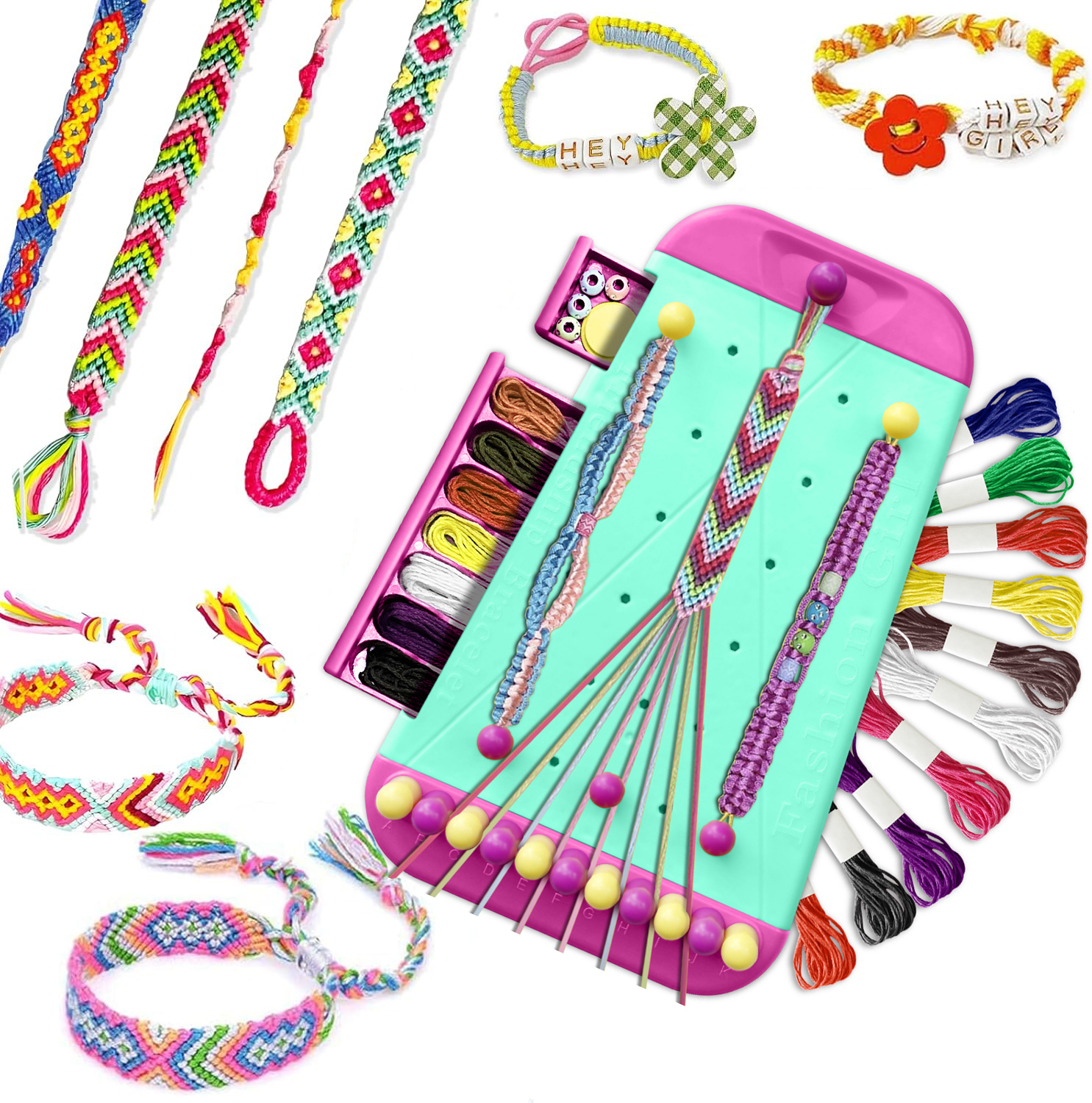 Bracelet Making Kit Toy for Gi - Jewelry Making Kits For Kids avaliação e preço